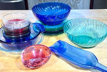 Vintage Colored Glassware