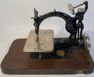 Vintage Wilcox & Gibbs Sewing Machine