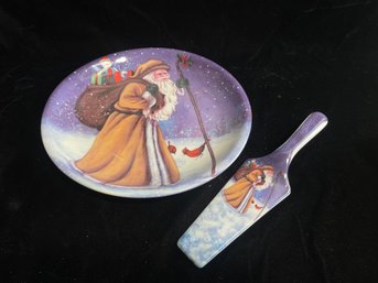 Christmas Butter Serving Dish