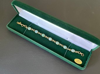 Carla 14 K Gold & Opal Bracelet - New In Original Box