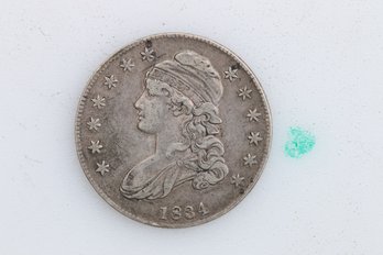 1834 Capped Bust Silver Half Dollar Coin
