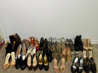 A Large Collection Of Shoes Including Designer, Size 7.5 To 8