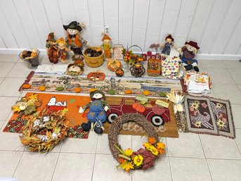 Lot Of Thanksgiving Decorations