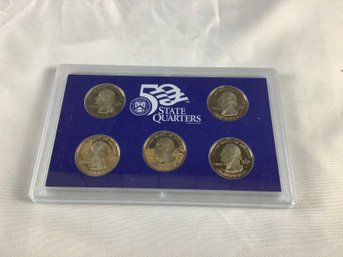 2007 US Mint 50 State Quarters SILVER Proof Set Sealed In Original Packaging With COA