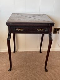 Antique Folding Envelope Style Game Card Table