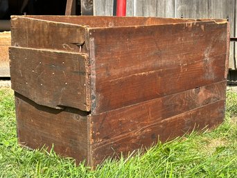 A Rustic Pine Crate