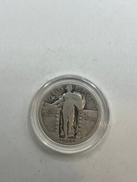 1925 Standing Liberty Silver Quarter