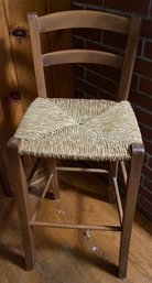 Single Rush Seat Stool