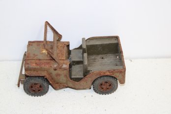 Vintage Metal Tonka Army Jeep