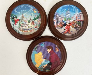Walt Disney Commemorative Plates In Custom Frames