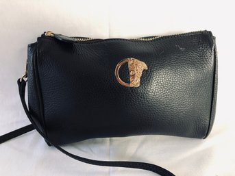 Versace Collection Leather Crossbody Bag