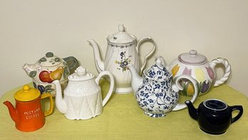 Lot Of Tea Pots Including Lenox, Mesa International Hungary, Nikko And Others