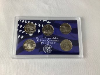 2006 US Mint 50 State Quarters SILVER Proof Set Sealed In Original Packaging With COA