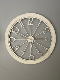 Hanging Wooden Clock