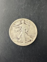 1941 Walking Liberty Silver Half Dollar