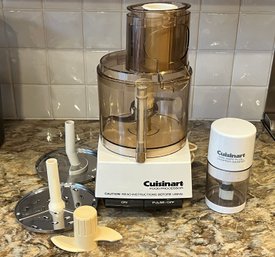 Cuisinart Food Processor And Mini-mate Plus Food Chopper /Grinder - Tested And Working