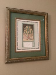 Custom Framed Original 1925 The Princess And The Apple Tree