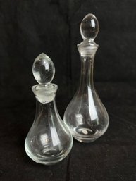 Glass Decanter Set Of 2