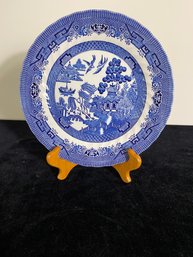 Churchill Blue Willow Plate
