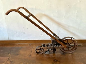 Antique Hand Crafted Cultivating Seeder