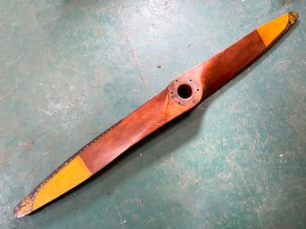 A Vintage WWII Era Wood Propeller By The Sensenich Brothers