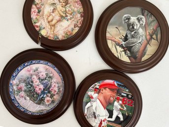Collectible Plates In Custom Frames