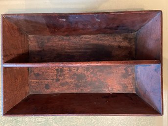 Vintage Wood Utensil Caddy