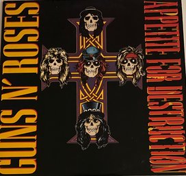 Guns N' Roses - Appetite For Destruction -  Vinyl LP -1987 - GHS 24148 - RARE - INNER SLEEVE - VG  CONDITION