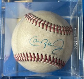 Cal Ripken Jr. Autographed Baseball - Baltimore Orioles Hall Of Famer