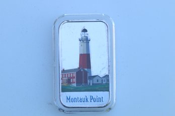 Montauk Point Lighthouse .999 One Ounce Silver Bar
