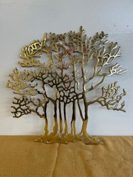 Brass Wall Hanging Sculpture