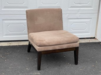 Contemporary Slipper Chair In Cappuccino