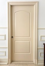 A Paneled Wood Pocket Door