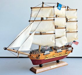 A Vintage Model Ship - USS Constitution