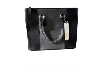 Black Dasein Folio Style Handbag - New With Tags