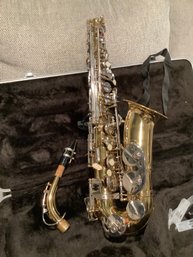 Nice Clean Alto Saxophone In Case