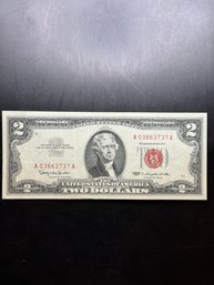 AU Condition $2 Red Seal Bill