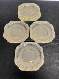 Set Of Depression Glass Plates