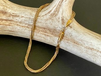 14 K Gold Rope Chain Bracelet