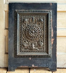 Antique Metal Fireplace Summer Front Cover