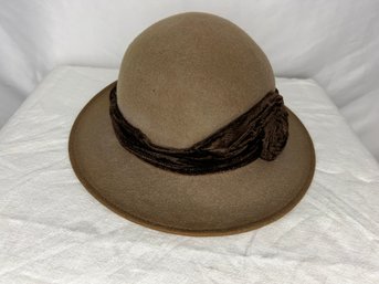 Made In Italy Merino Wool Bowler Hat