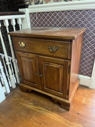 Vintage Wooden Cabinet Side Table