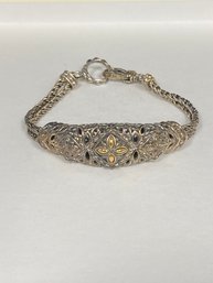 Angela By John Hardy Yellow Gold Sterling Cable Filigree Bracelet