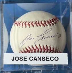 Jose Canseco Autographed Baseball