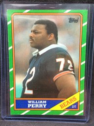 1986 Topps William Perry Rookie Card - M