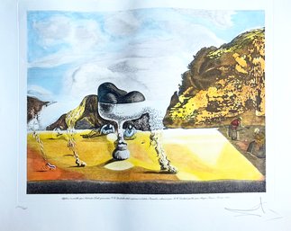 An Original Signed Etching, 'Invisible Afghan With The Apparition' By Salvador Dali, (1904-1989) 174 Of 225