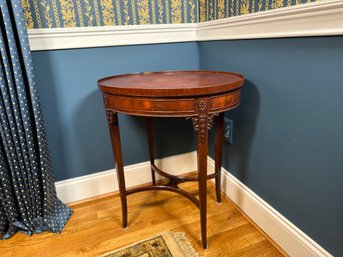 Vintage Genuine Mahogany Bouillotte Table