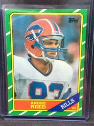 1986 Topps Andre Reed Rookie Card - M
