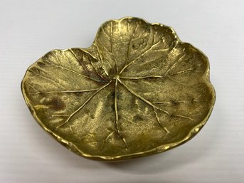 Brass Geranium Leaf By Virginia Metal Crafters