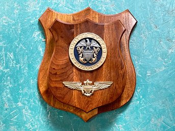 An Authentic US Navy Crest